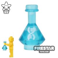 Product shot BrickForge - Potion Flask - Trans Blue - DNA