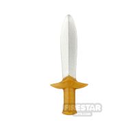 Product shot BrickForge - Rogue Dagger - Gold with Silver Blade