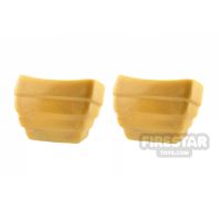Product shot BrickForge - Segmented Pauldrons - Gold - Pair