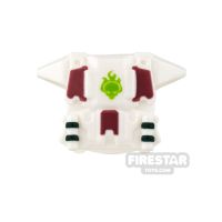 Product shot BrickForge - Shock Trooper Armour - Screaming Demons - White