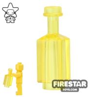 Product shot BrickForge - Square Bottle - Trans Yellow