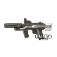 Product shot BrickForge - Sub Orbital Machine Gun - Steel and Silver