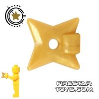 Product shot BrickForge - Throwing Star - Gold