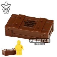 Product shot BrickForge - Weapons Crate - RIGGED System - Reddish Brown US Field Rations