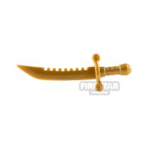 Product shot BrickWarriors - Breaker Sword - Pearl Gold