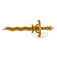 Product shot BrickWarriors - Flamberge Sword - Pearl Gold