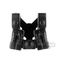 Product shot BrickWarriors - German Gunner Suspenders - Black