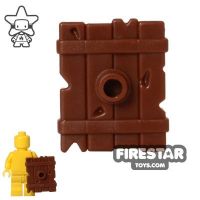 Product shot BrickWarriors - Goblin Shield - Brown