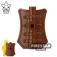 Product shot BrickWarriors - Pavise Shield - Brown