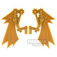 Product shot BrickWarriors - Steampunk Wings - Pearl Gold