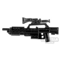 Product shot Brickarms Reloaded Double Black Morita Rifle with Scope