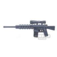 Product shot CombatBrick - M110 Semi-Automatic Sniper Rifle - Dark Blueish Gray