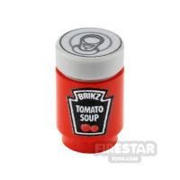 Product shot Custom Printed Brikz Tomato Soup