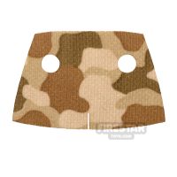 Product shot Custom Design Cape - Trenchcoat - Square Collar - Brown Camouflage