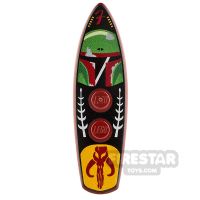 Product shot Custom Printed Surfboard Boba