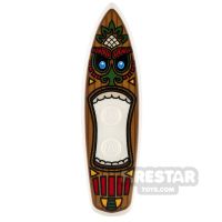 Product shot Custom Printed Surfboard Tiki