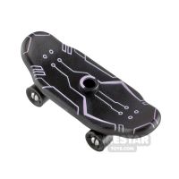 Product shot Custom Minifigure Accessory Skateboard with Digital Pattern