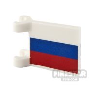 Product shot Custom Printed Flag with 2 Holders 2x2 Russian Flag