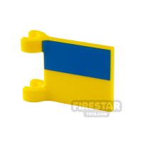 Product shot Custom Printed Flag with 2 Holders 2x2 Ukrainian Flag