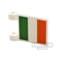Product shot Custom Printed Flag with 2 Holders 2x3 Irish Flag