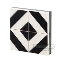 Product shot Custom Printed Floor Tile Pack - Diagonal Pattern Set