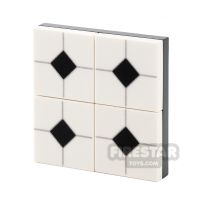Product shot Custom Printed Floor Tile Pack - Diamond Pattern Set