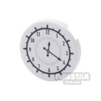 Product shot Custom Printed Round Tile 2x2 Office Clock Face
