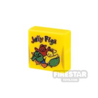 Product shot Custom Printed Tile 1x1 - Jelly Babies