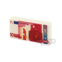 Product shot Custom Printed Tile 1x2 10 Euro Note