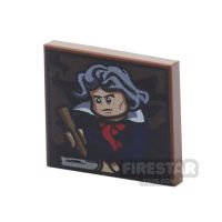 Product shot Custom Printed Tile 2x2 Beethoven Portrait