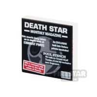 Product shot Custom Printed Tile 2x2 SW Death Star Monthly Magazine