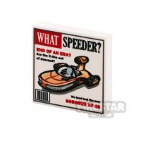 Product shot Custom Printed Tile 2x2 SW What Speeder? Magazine