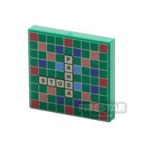 Product shot Custom Printed Tile 2x2 Scrabble Board