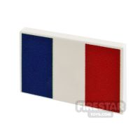 Product shot Custom Printed Tile 2x3 French Flag