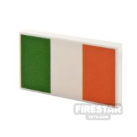 Product shot Custom Printed Tile 2x3 Irish Flag