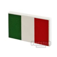 Product shot Custom Printed Tile 2x3 Italian Flag