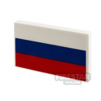 Product shot Custom Printed Tile 2x3 Russian Flag