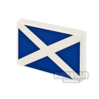 Product shot Custom Printed Tile 2x3 Scottish Flag