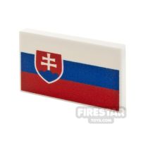 Product shot Custom Printed Tile 2x3 Slovakian Flag