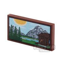 Product shot Custom Printed Tile 2x4 Scenic Picture