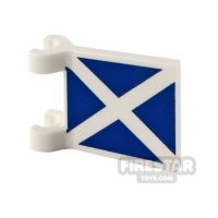 Product shot Custom printed Flag with 2 Holders 2x2 Scottish Flag