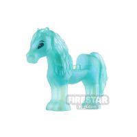 Product shot LEGO Animal Minifigure Horse with Silver Eyes