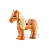 Product shot LEGO Animal Minifigure Horse with Tan Mane