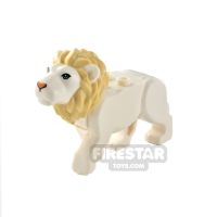 Product shot LEGO Animal Minifigure Lion with Tan Mane