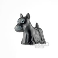 Product shot LEGO Animal Minifigure Scottish Terrier Dark Gray Muzzle