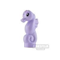 Product shot LEGO Animal Minifigure Seahorse Lavender Spots