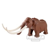 Product shot LEGO Animals - Mammoth - Reddish Brown