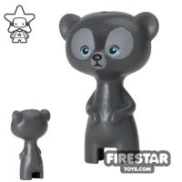 Product shot LEGO Animals Mini Figure - Bear Cub - Dark Blueish Gray