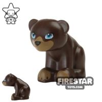 Product shot LEGO Animals Mini Figure - Bear - Dark Brown