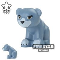 Product shot LEGO Animals Mini Figure - Bear - Sand Blue
